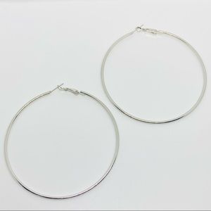 Silver Hoop Earrings